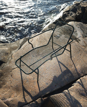 Vig Outdoor Liegestuhl dunkelgrün